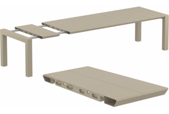 Stół Vegas 260+40 cm Taupe - rozkładany Stół Siesta Vegas 260+40 cm Taupe