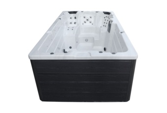 Basen ogrodowy z przeciwprądem i hydromasażem Hanscraft Odin 450 x 228 cm - całoroczny - 63 dysze Basen ogrodowy z przeciwprądem i hydromasażem Hanscraft Odin 450 x 228 cm