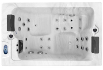 Wanna ogrodowa z hydromasażem Aquess Ellora 1201 2-osobowa