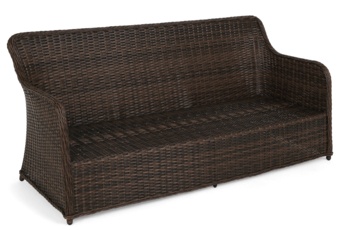 Meble ogrodowe technorattanowe Bergamo Brown Mat / Brown Melange