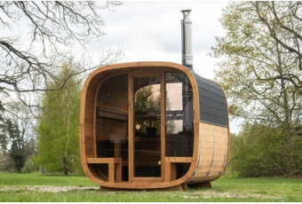 Sauna fińska zewnętrzna Leil® Saunas Dice Comfy 2.4 5-osobowa