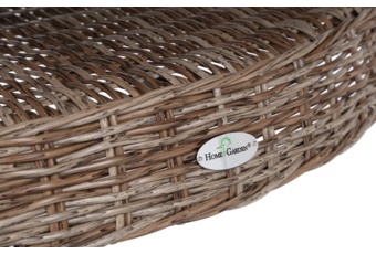 Meble ogrodowe technorattanowe Bristol Round Elegant 150 cm Ginger / Brown Melange - rude - dla 6 osób Meble ogrodowe technorattanowe Bristol Round Elegant 150 cm Ginger / Brown Melange 6+1