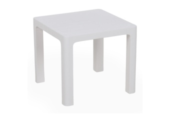 Zestaw leżaków ogrodowych Monako White / Dark Grey ze stolikiem 