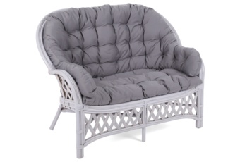 Meble ogrodowe rattanowe Diego Light Grey / Grey 3+1