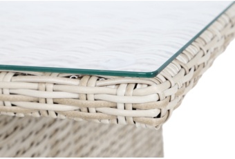 Meble ogrodowe technorattanowe Bergamo Beige / Beige Melange