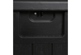 Skrzynia ogrodowa wzmocniona Gotland 567 l Black