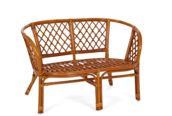 Meble ogrodowe rattanowe Bahama Orange / Latte 3+1 - dla 4 osób - naturalny materiał Meble ogrodowe rattanowe Bahama Orange / Latte 3+1