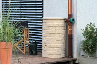 Zbiornik na deszczówkę MPI Arcado 230 l piaskowy