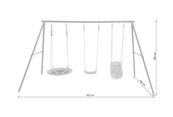 Huśtawka ogrodowa dla dzieci SBN-02