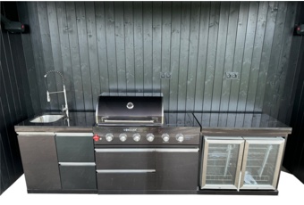 Kuchnia ogrodowa zamykana Island