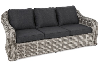 Meble ogrodowe technorattanowe Foggia Light Grey / Grey Melange