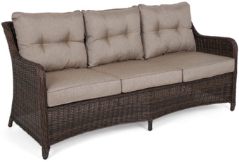 Meble ogrodowe technorattanowe California Brown Mat / Brown Melange