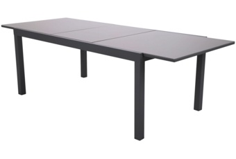 Meble ogrodowe aluminiowe Ontario 200+100 cm Grey / Light Grey Bolonia Grey / Window Grey 12+1 - szare - dla 12 osób Meble ogrodowe aluminiowe Ontario 200+100 cm Grey / Light Grey Bolonia Grey / Window Grey 12+1