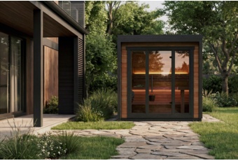 Sauna fińska zewnętrzna Leil® Saunas Patio XS 4-osobowa