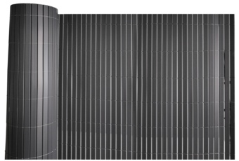 Mata PVC Regular na ogrodzenie 170 x 500 cm szara