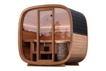 Sauna fińska zewnętrzna Leil® Saunas Dice Pocket 4-osobowa