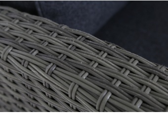 Meble ogrodowe technorattanowe Saloniki Light Grey / Grey