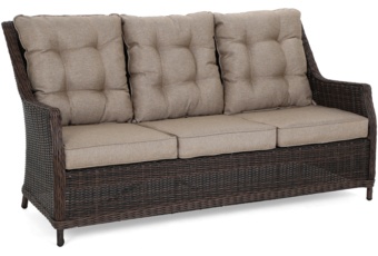 Meble ogrodowe technorattanowe Alicante Brown Mat / Brown Melange