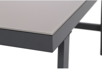 Narożnik ogrodowy aluminiowy Porto Grey / Taupe