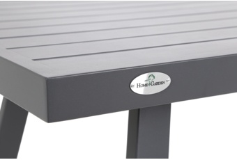 Narożne meble ogrodowe aluminiowe Miami Grey / Window Grey