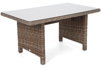 Narożnik ogrodowy technorattanowy California Ginger / Brown Melange