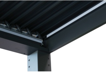 Oświetlenie LED do pergoli Schatler Modern Alu 4x3 m