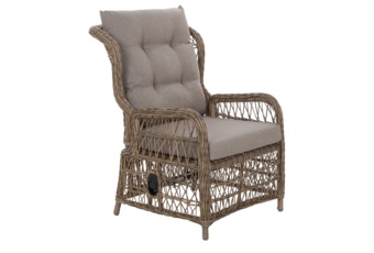 Meble ogrodowe technorattanowe Corfu Light Brown / Beige Melange