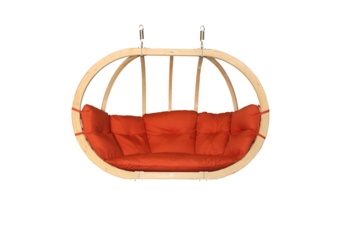 Kokon ogrodowy dwuosobowy Timber Plus O-Zone Premier czerwony Fotel wiszący Timber Plus O-Zone Premier Red