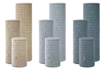 Zbiornik na deszczówkę MPI Arcado 360 l granitowy