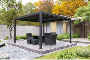 Pergola ogrodowa aluminiowa Bermeo 400 x 400 cm