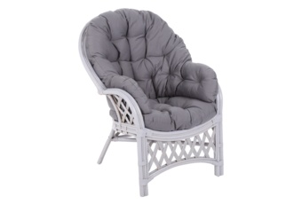 Meble ogrodowe rattanowe Diego Light Grey / Grey 3+1