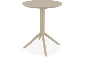 Stół Siesta Sky Folding Ø 60 cm Taupe - składany - okrągły Stół Siesta Sky Folding Ø 60 cm Taupe