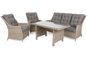 Meble ogrodowe technorattanowe Alicante Beige / Beige Melange