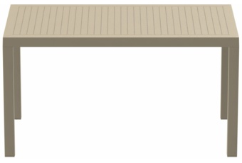 Meble ogrodowe Siesta Artemis Ares 140 cm Taupe 4+1