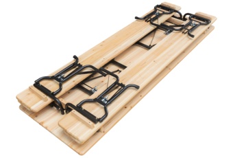 Ogrodowy zestaw piwny z oparciami 220 cm - piknikowy - imprezowy Ogrodowy zestaw piwny z oparciami 220 cm