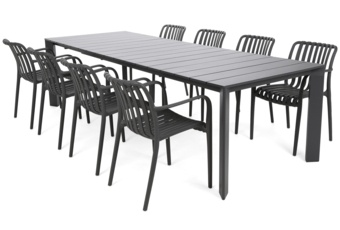 Meble ogrodowe Marsala Lomi Grey 8+1