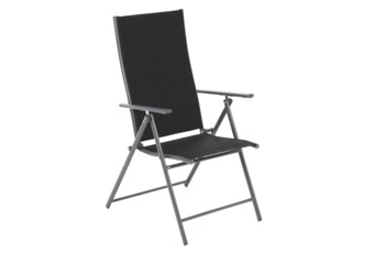 Krzesło ogrodowe metalowe Casablanca Grey / Black