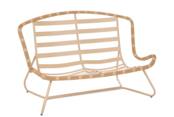 Meble ogrodowe technorattanowe Palermo Round Beige / Light Grey