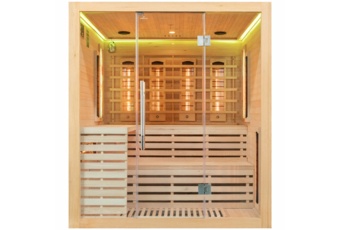 Sauna infrared EA4RS Natural z panelami solnymi