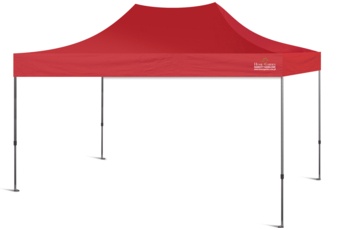 Namiot handlowy 450 x 300 cm czerwony