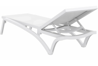 Leżak ogrodowy Siesta Pacific White / White