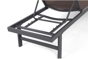 Narożnik ogrodowy aluminiowy Porto Grey / Taupe