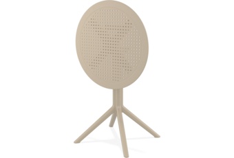 Stół Siesta Sky Folding Ø 60 cm Taupe - składany - okrągły Stół Siesta Sky Folding Ø 60 cm Taupe
