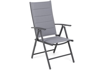 Krzesło ogrodowe aluminiowe Ibiza Grey / Window Grey