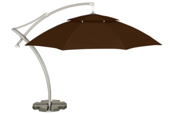 Parasol ogrodowy Litex Garden Ibiza 420 cm brązowy