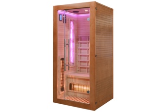 Sauna infrared Nordum Solea 1-osobowa Smart brązowa