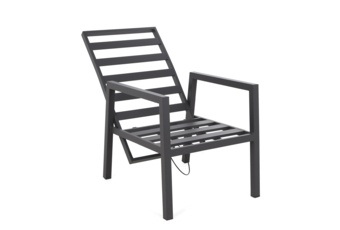 Meble ogrodowe aluminiowe Morton Dark Grey / Grey