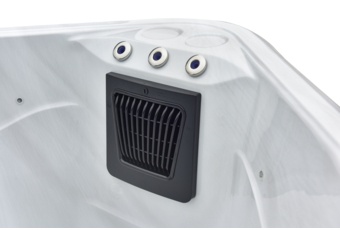 Wanna ogrodowa z hydromasażem Aquess Zenya 1201 Brown 3-osobowa