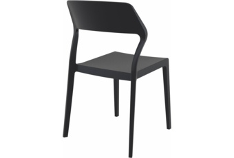 Krzesło Siesta Snow - czarne z polipropylenu Krzesło Siesta Snow Black