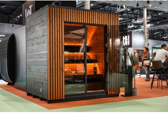 Sauna fińska zewnętrzna Leil® Saunas Viva 210 3-osobowa